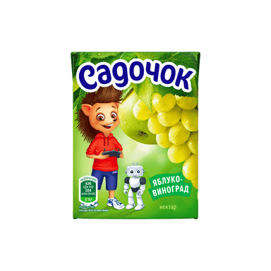 Сік Садочок яблуко-виноград 0,2