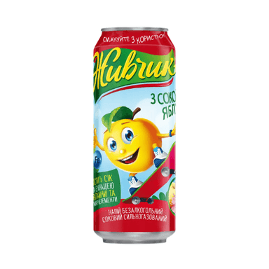 Живчик з соком яблука 0,5 ж/б